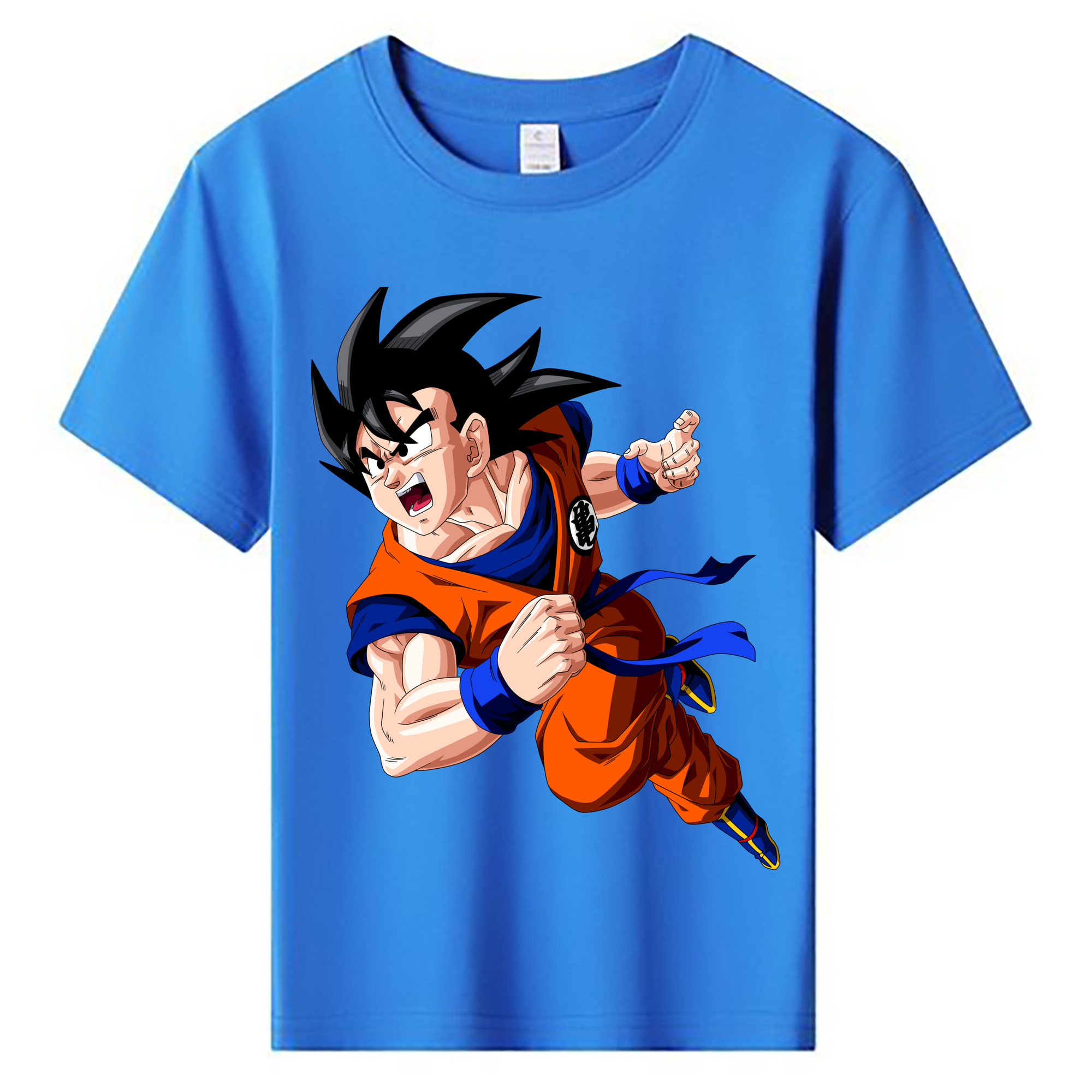 （画像用） ドラゴンボール 孫悟空（そん ごくう）Son Goku カカロット DRAGON BALL Kakarotto 綿100％キッズTシャツ（フロントプリント）